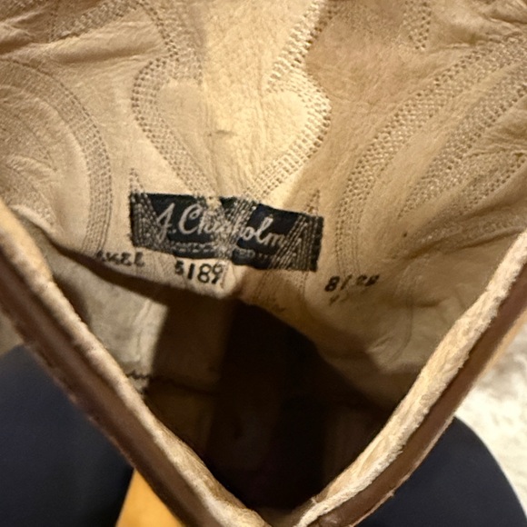 J.Chisholm Women's Cow hide leather Cowboy Boots - Picture 7 of 8